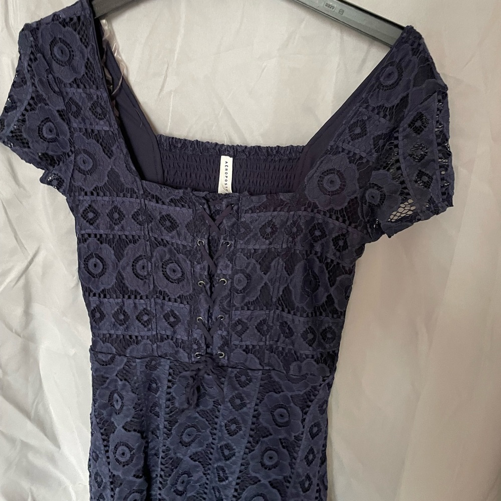 Lace Corset Front Dress